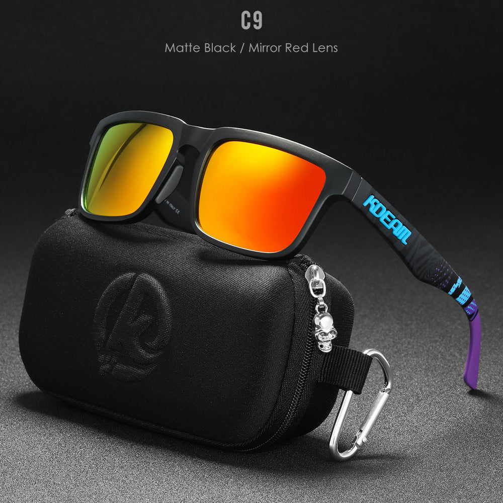 KDEAM Polarized Sunglasses With Case